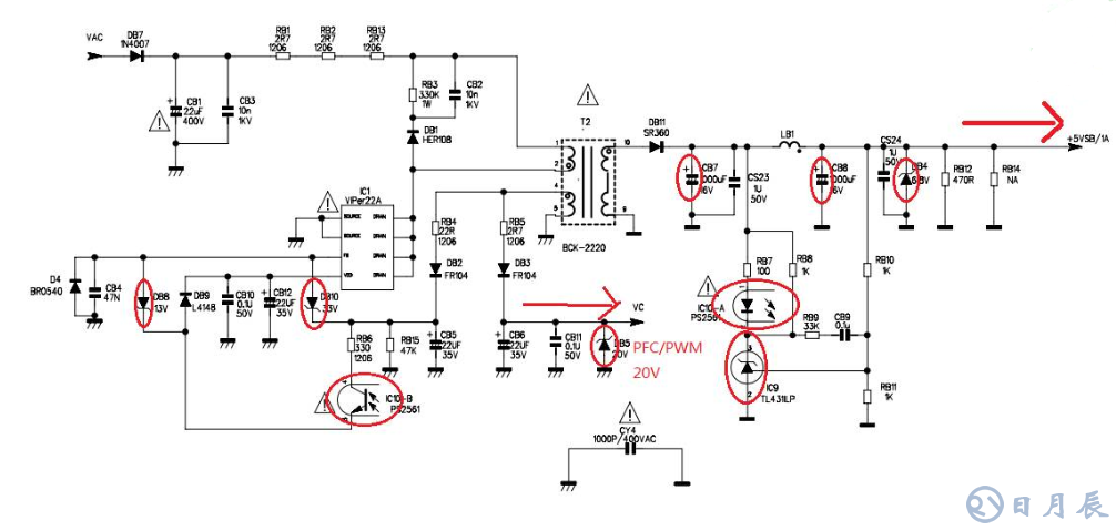 液晶彩電電源板常見維修方法