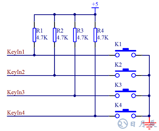 單片機(jī)獨(dú)立式按鍵和矩陣式按鍵電路設(shè)計(jì)