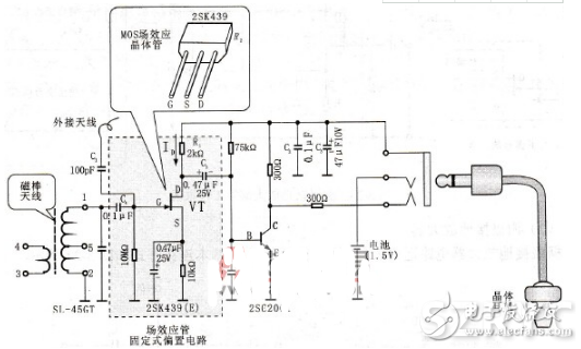 場效應管放大電路圖大全（五款場效應管放大電路原理圖詳解）